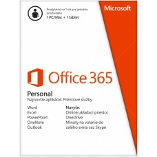 Microsoft Office 365 Personal (Medialess. 1 Year Subscription)